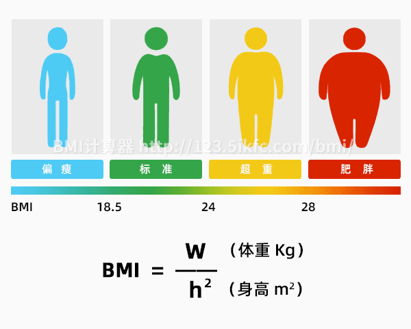 BMI指数计算公式